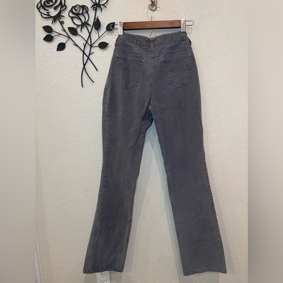ST Johns Bay Womens Corduroy Pants Grey Bootcut Size 4 - Picture 5 of 7